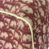 Christian Dior Vintage Red Trotter Boston Bag