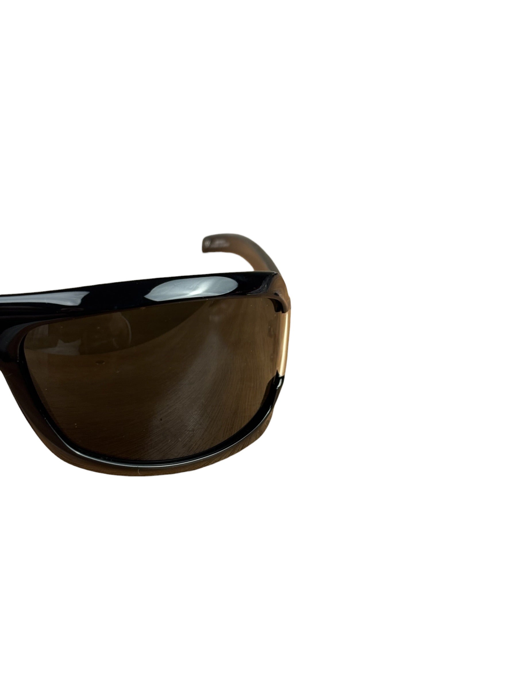 Gucci Black GG.15.1/N/S Black Injection-Frame Shield Sunglasses