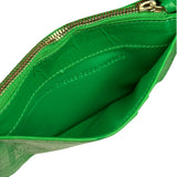 Balenciaga Green Leather Le Cagole Coin/Card Holder