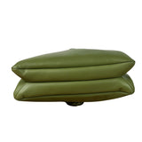 Bottega Veneta Baby Liberta Green Leather Shoulder Bag