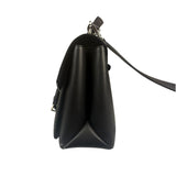 Louis Vuitton Black Pebbled Leather Taurillon Lockme Two-Way Bag