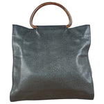 Chanel CC Caviar Wooden Ring Tote 2002