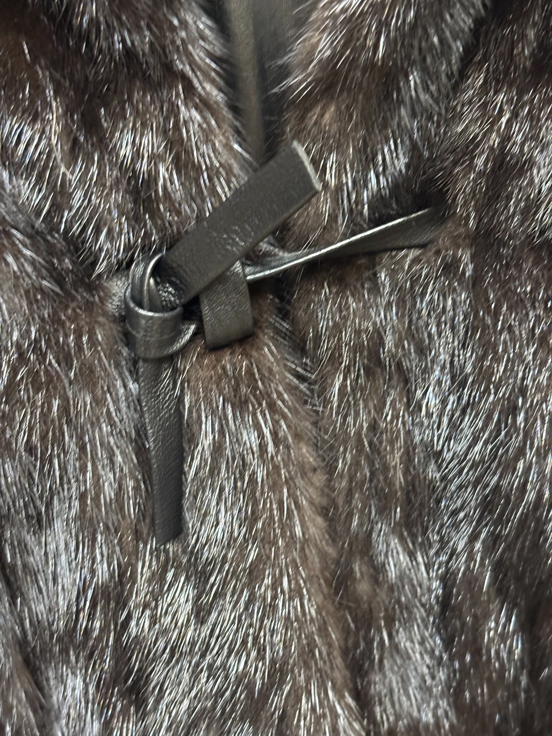 Grosvenor Canada Brown Striped Mink Fur