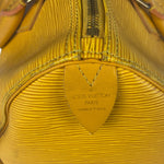 Louis Vuitton Yellow Epi Leather Speedy 25