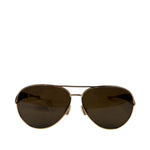 Bottega Veneta BV1305S Shiny Gold Pilot Sunglasses
