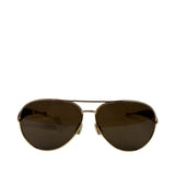 Bottega Veneta BV1305S Shiny Gold Pilot Sunglasses