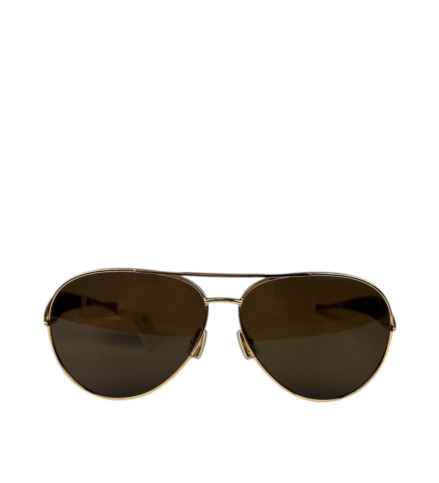 Bottega Veneta BV1305S Shiny Gold Pilot Sunglasses