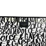 Dolce & Gabbana Graffiti Clutch White