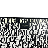 Dolce & Gabbana Graffiti Clutch White