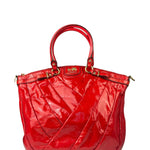 Coach Red Patent Leather Two-Way Bag