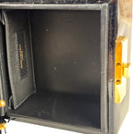 YSL Patent Jerry Cube Box Clutch