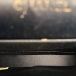 Chanel Black Quilted Satin Gripoix 1986