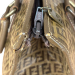 Fendi Brown PVC FF Zucchino Tote Bag