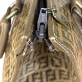 Fendi Brown PVC FF Zucchino Tote Bag