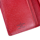 Louis Vuitton Vintage Red Epi Leather Agenda Cover Pochette