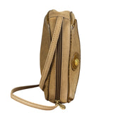 Fendi Vintage Brown Janus Crossbody Bag