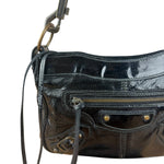 Balenciaga Black Leather Classic City Shoulder Bag