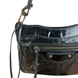 Balenciaga Black Leather Classic City Shoulder Bag