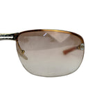 Christian Dior Vintage Pink Tinted Frame Sunglasses