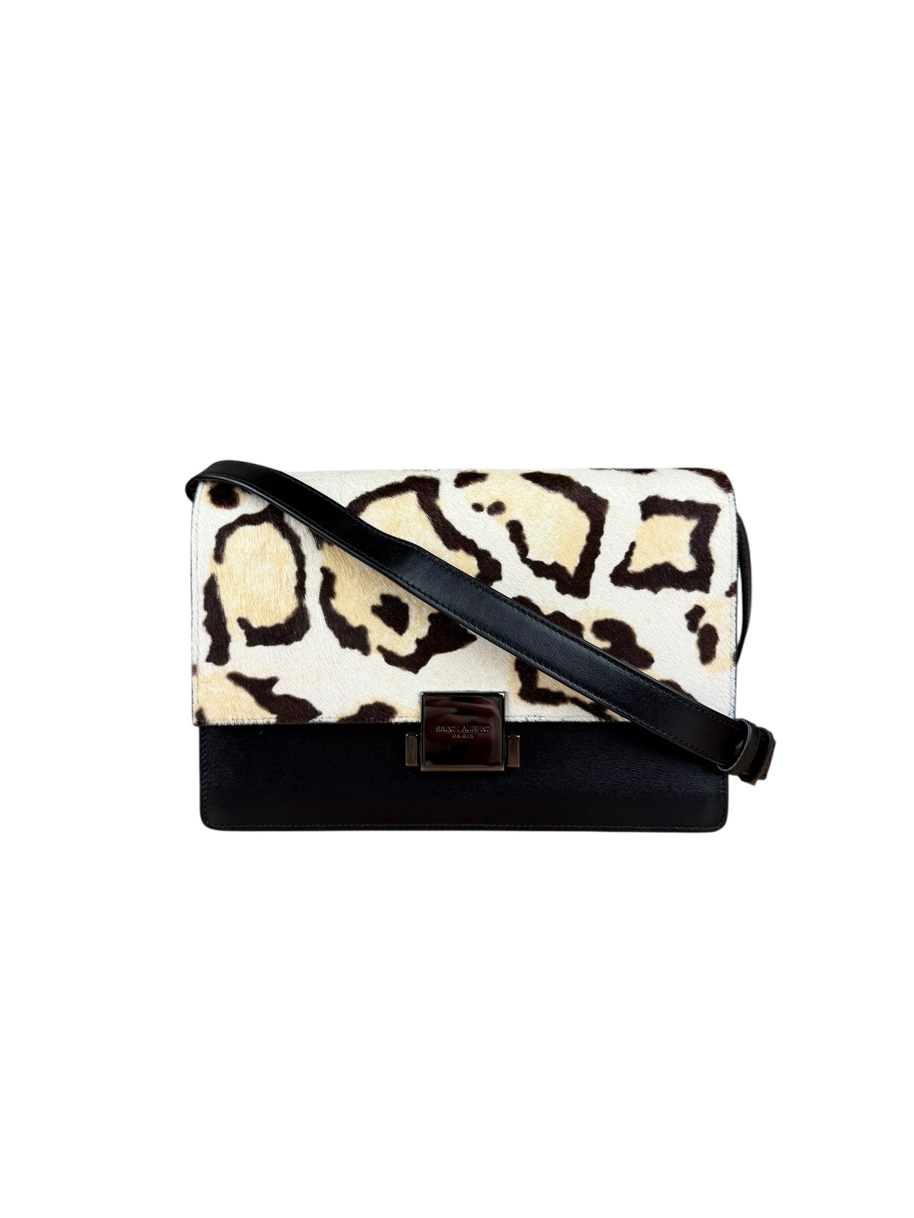 YSL Leopard Print Bellechasse Crossbody