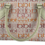 Burberry Blue Label Pink Multi Logo Bowler Bag