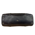Gucci Vintage Dark Brown Leather Duchessa Boston Handbag