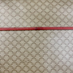 Celine Vintage Macadam Print Red Lined Flap Messenger Bag