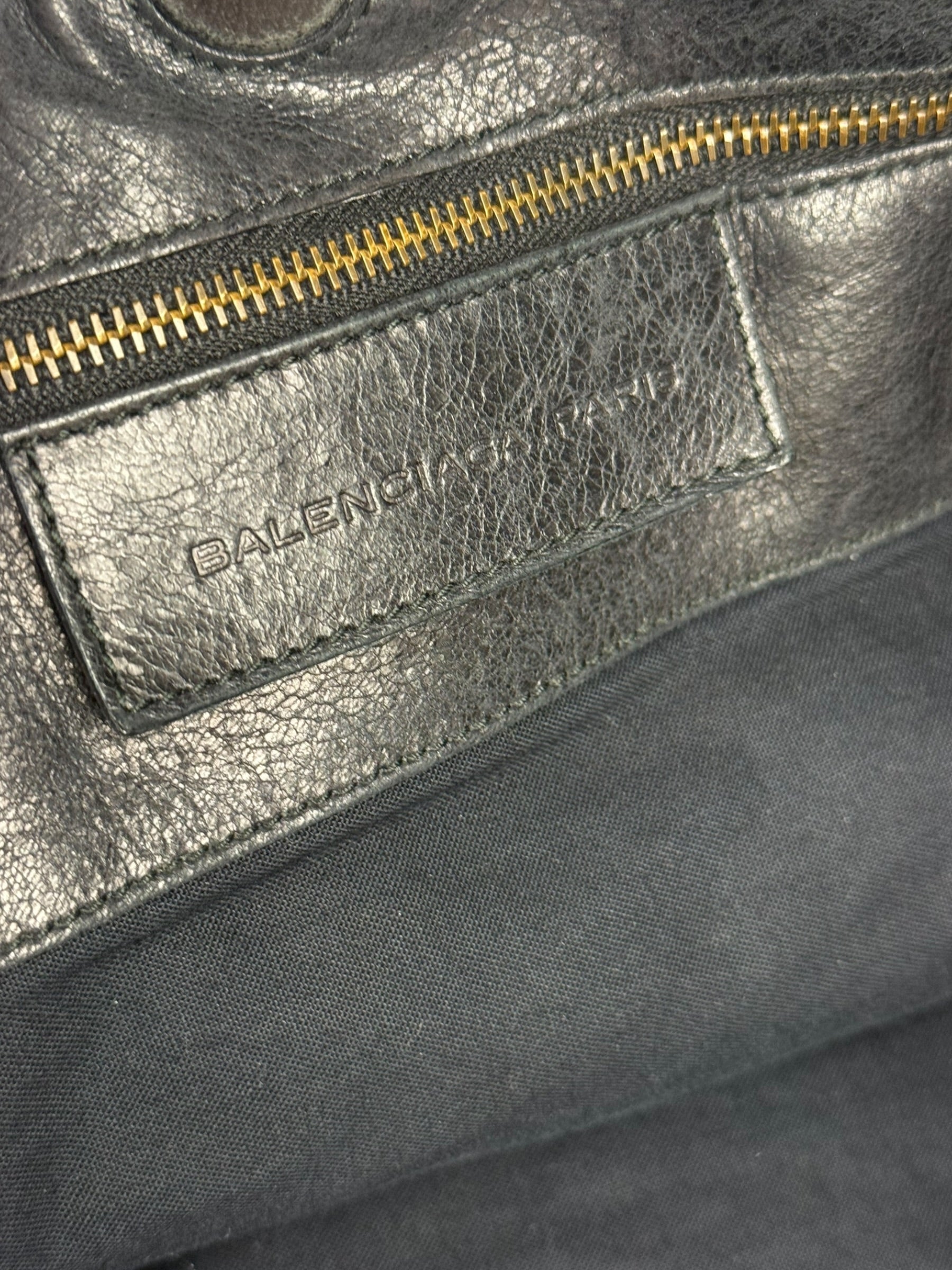 Balenciaga Dark Grey Sunday Le City Bag