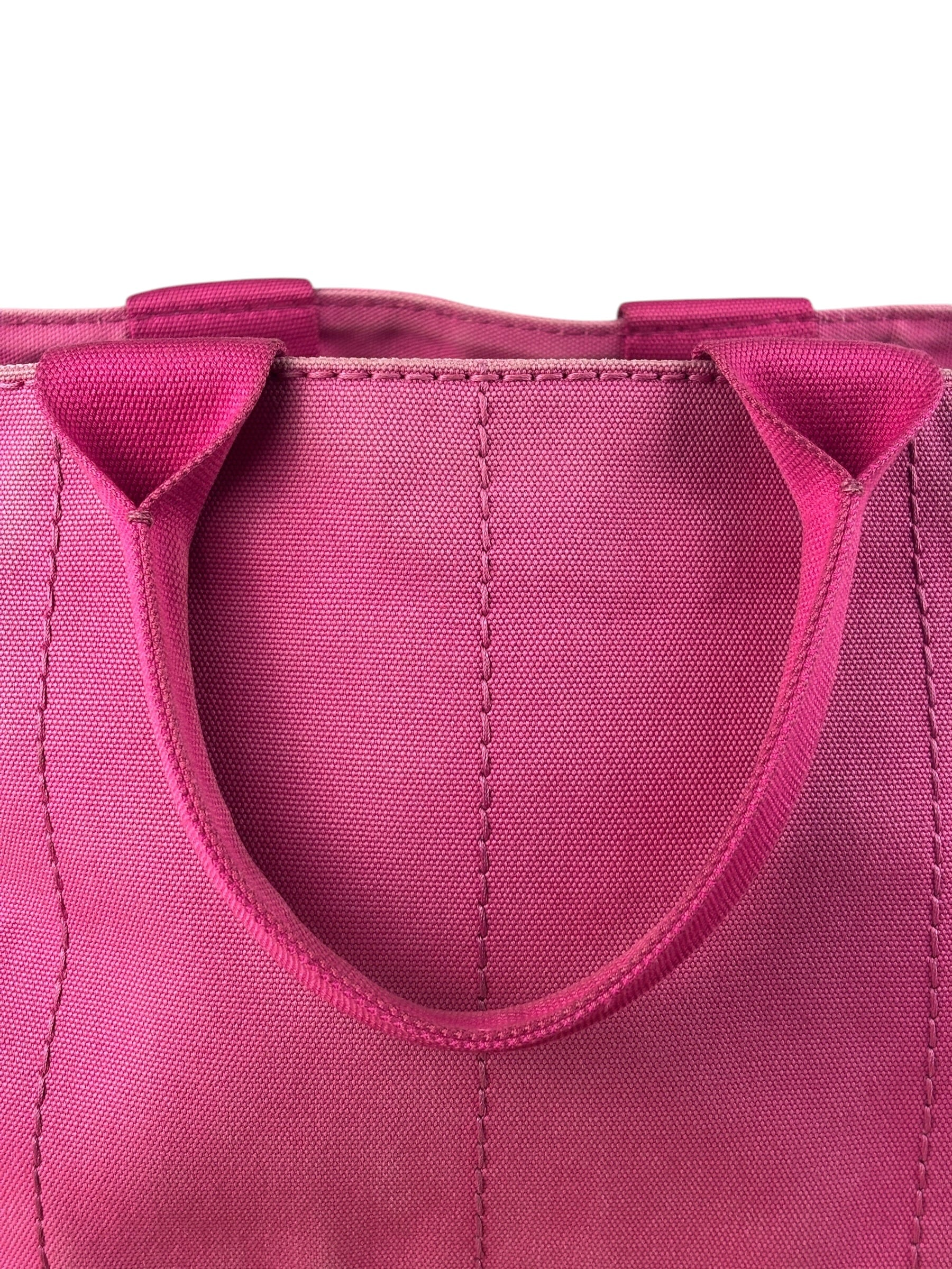 Prada Vintage Pink M Canapa Tote