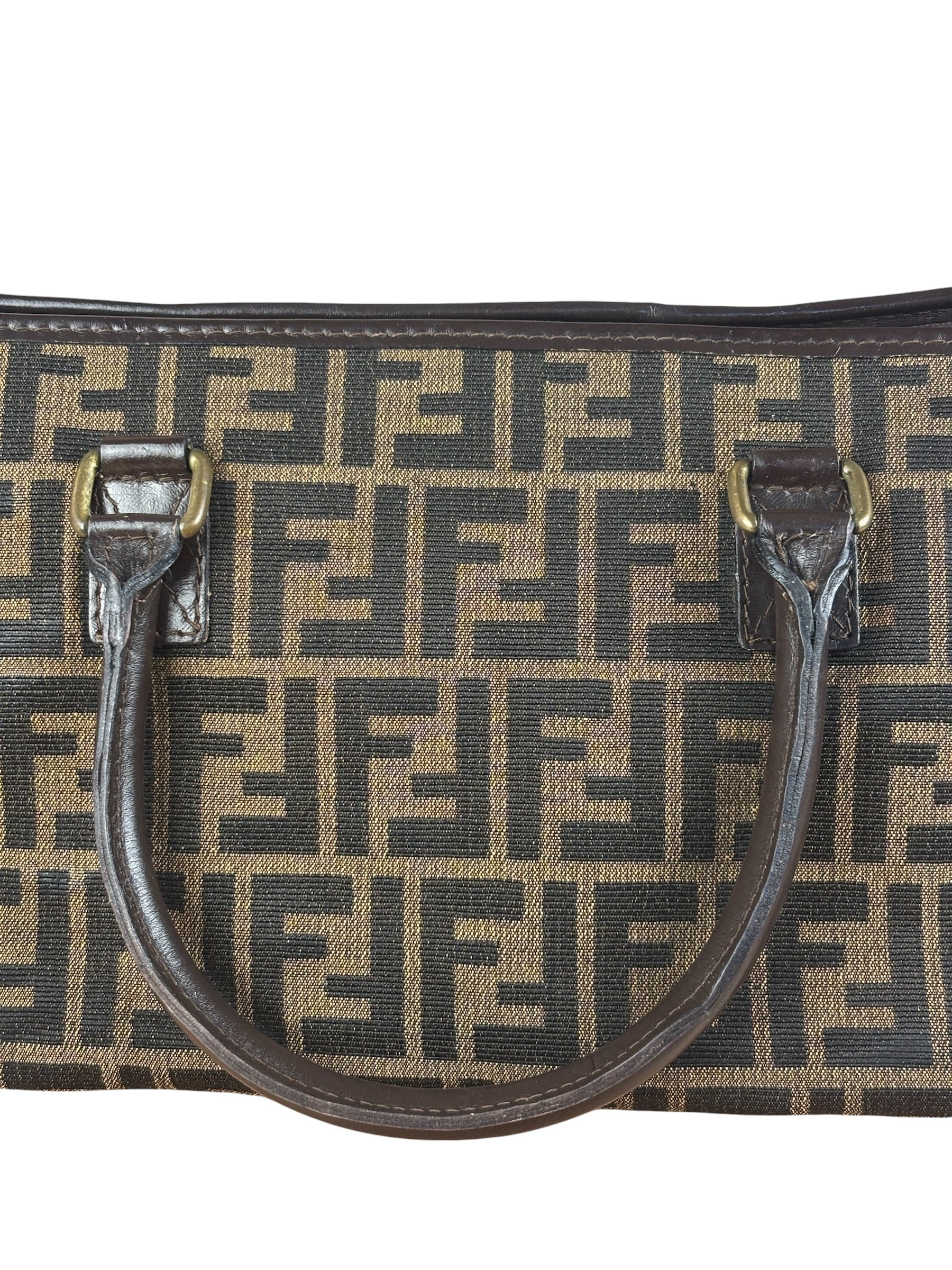 Fendi Vintage Zucca Coated FF Monogram Handbag