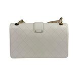 Chanel Cream Quilted Leather Flap Bag 2018