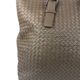 Bottega Veneta Gray Nappa Leather Intrecciato Tote Bag
