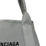 Balenciaga Grey Canvas/Leather Cabas Small 2Way Tote