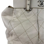 Chanel Beige Quilted Leather Tote 2009
