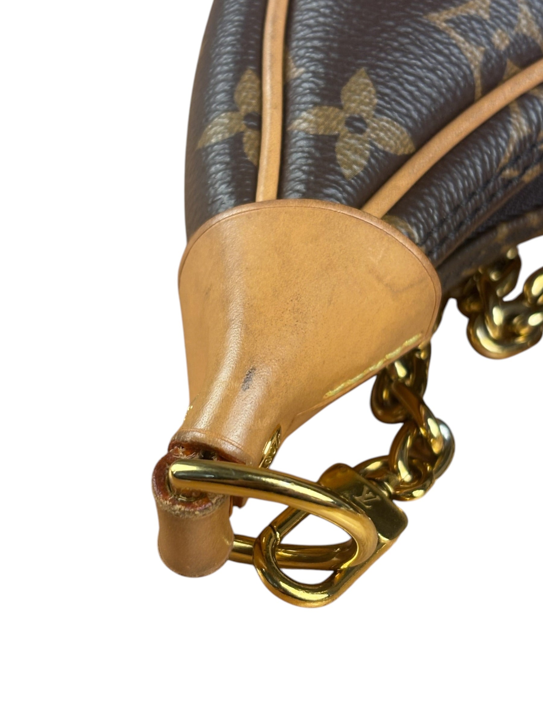 Louis Vuitton Coated Canvas Monogram Loop Shoulder Bag