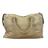 Balenciaga Beige Leather Le City Small Two-Way Bag
