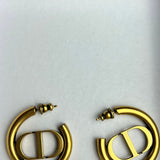 Dior CD Gold Hoop Earrings 2021