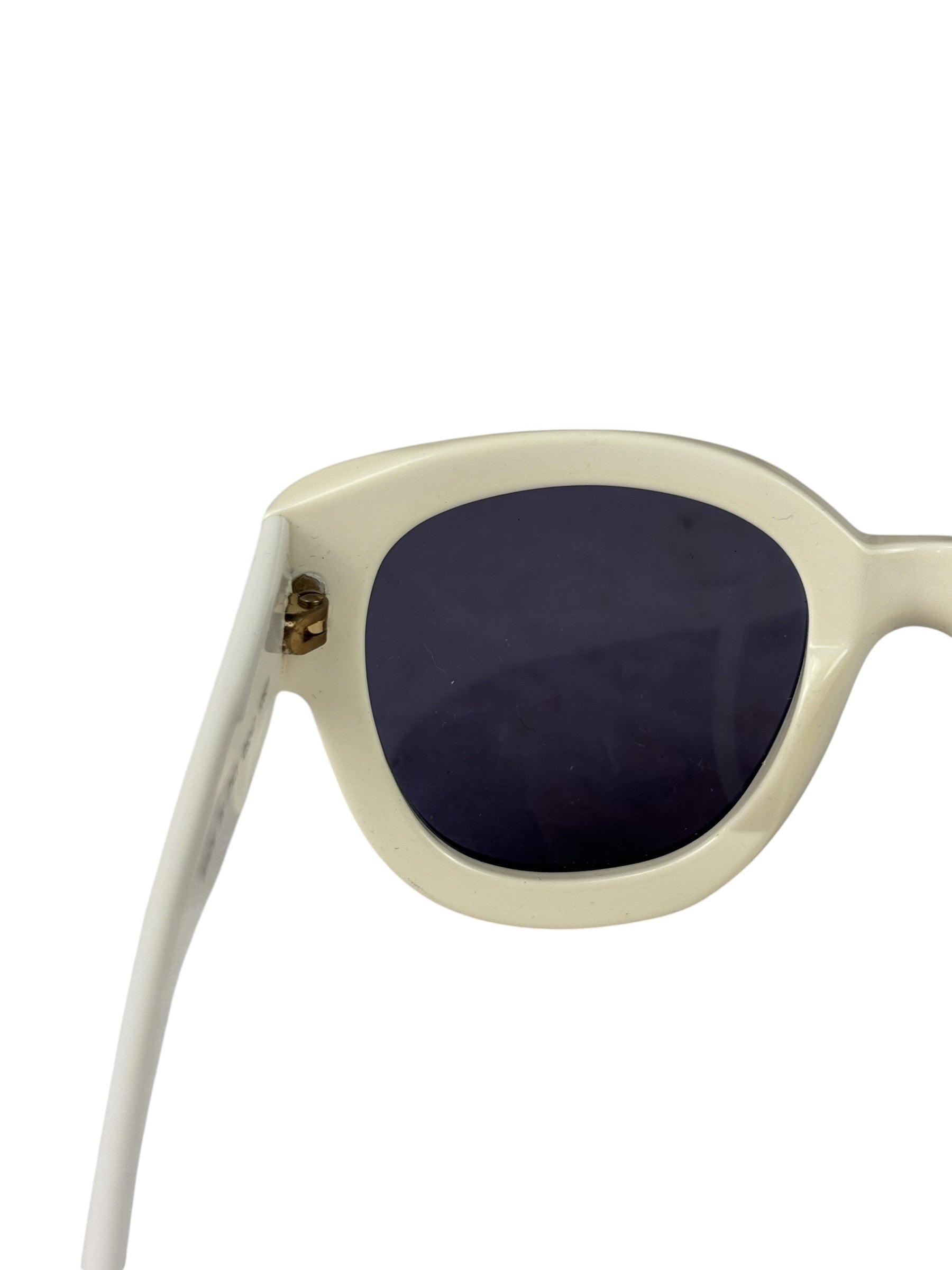 Chanel White Acetate Sunglasses 05247 10601