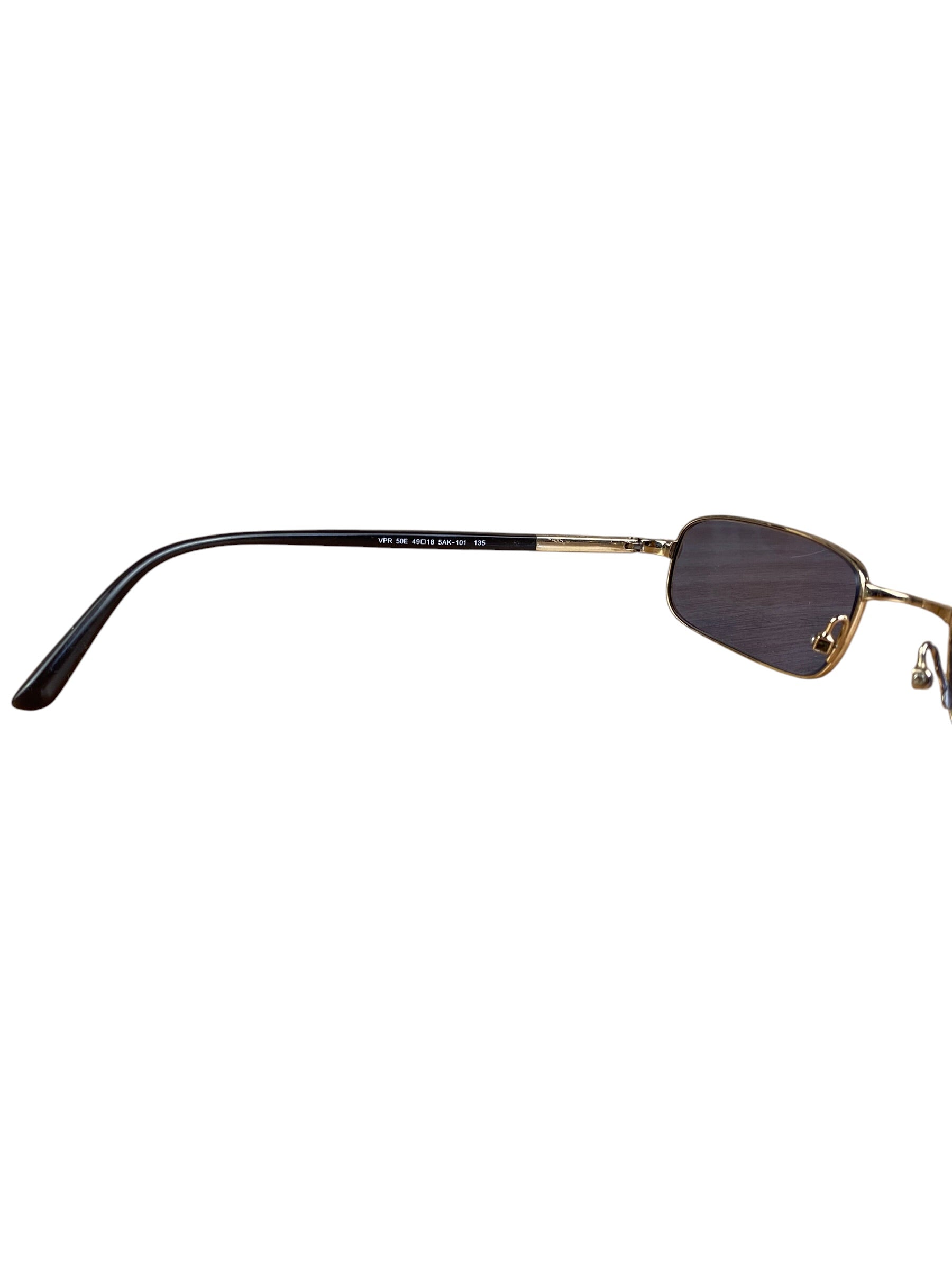Prada Vintage Blue Square Frame Sunglasses (RX)