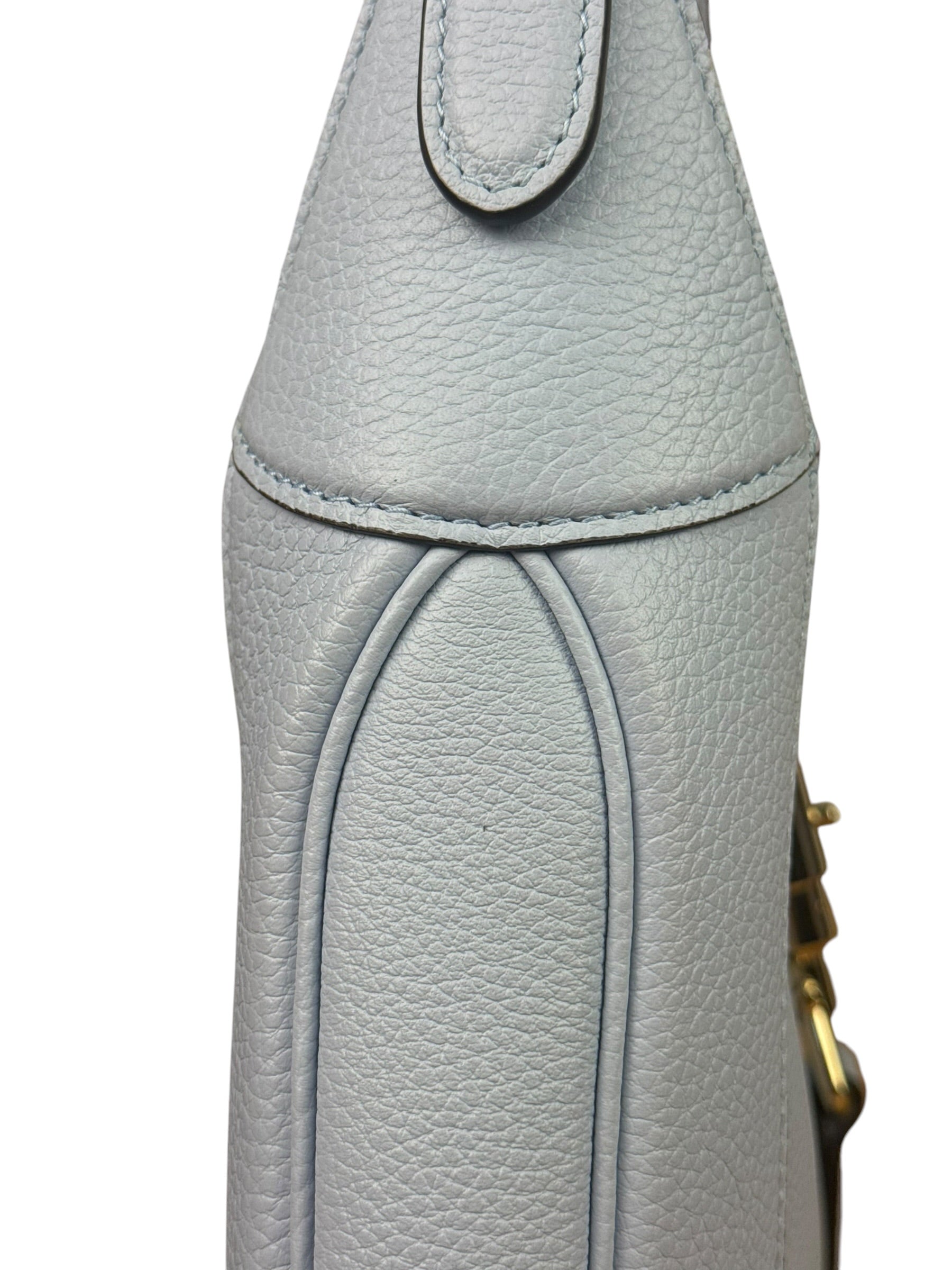 Gucci Jackie 1961 Hobo Bag Light Blue Grained Leather