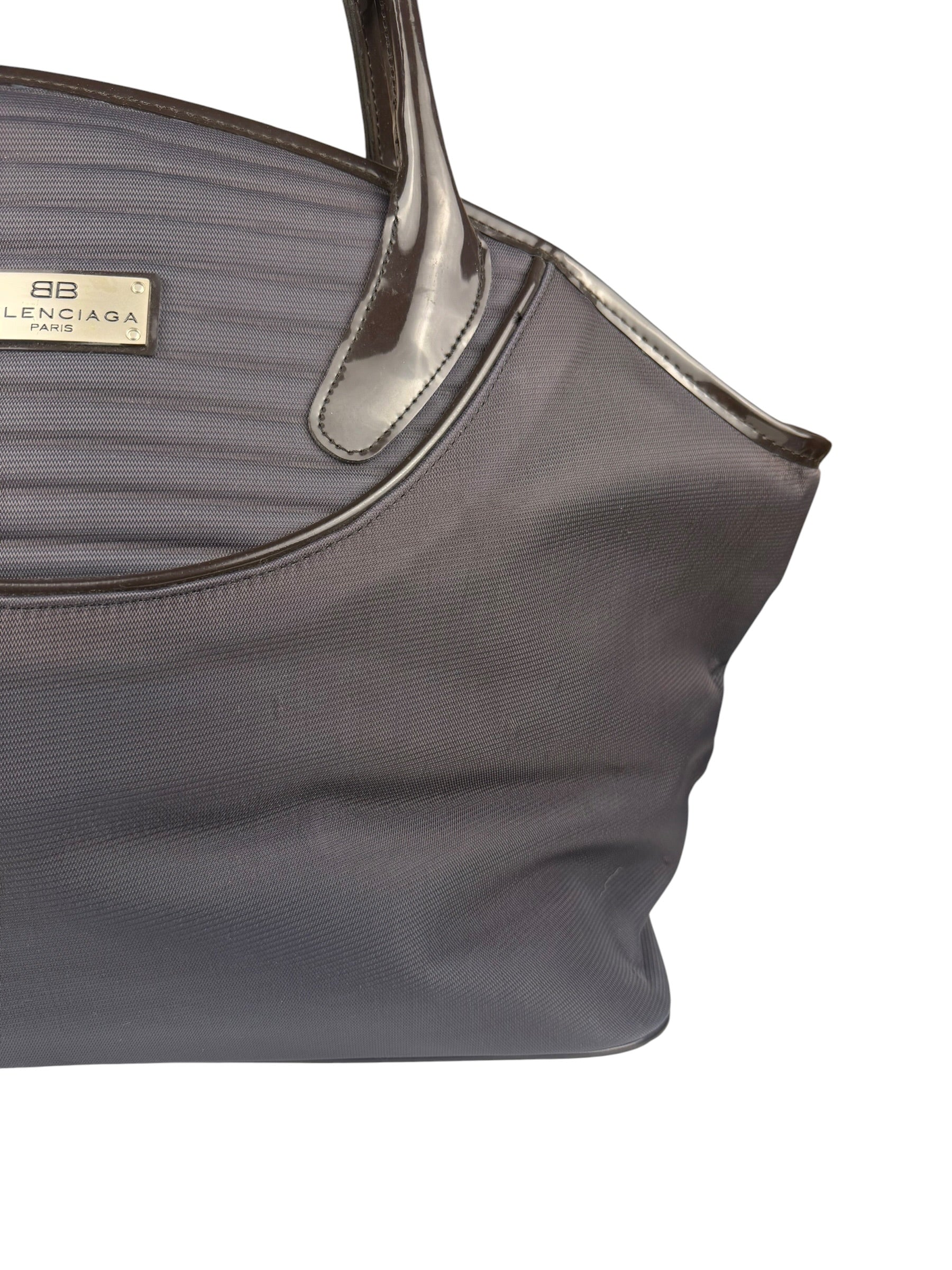 Balenciaga Vintage Grey Car Tire Shoulder Bag