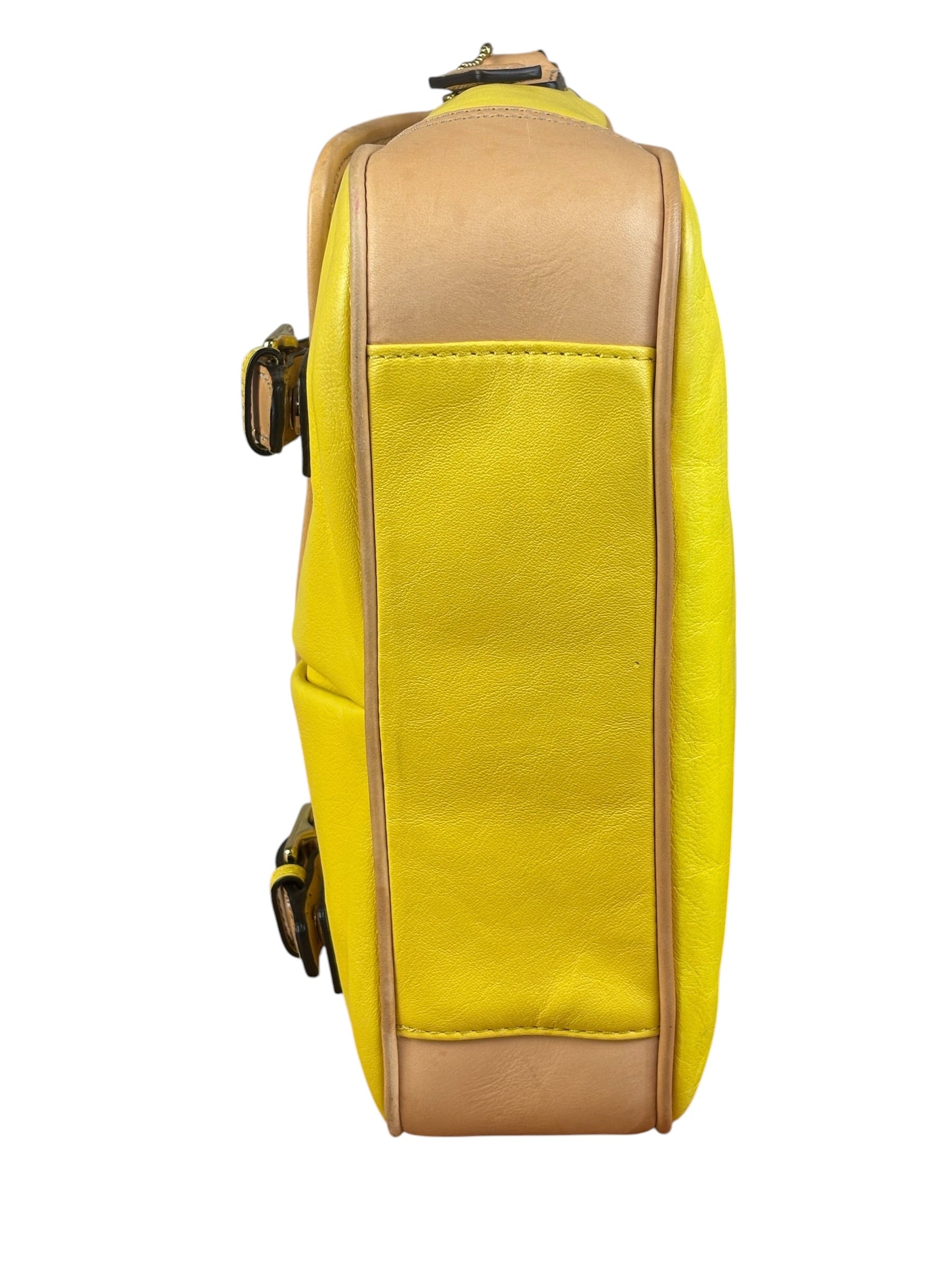 Coach Park Tricolor Leather Flap Crossbody Bag
