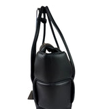 Bottega Veneta Black Nappa Leather Maxi Intrecciato Padded Large Arco Shoulder Bag