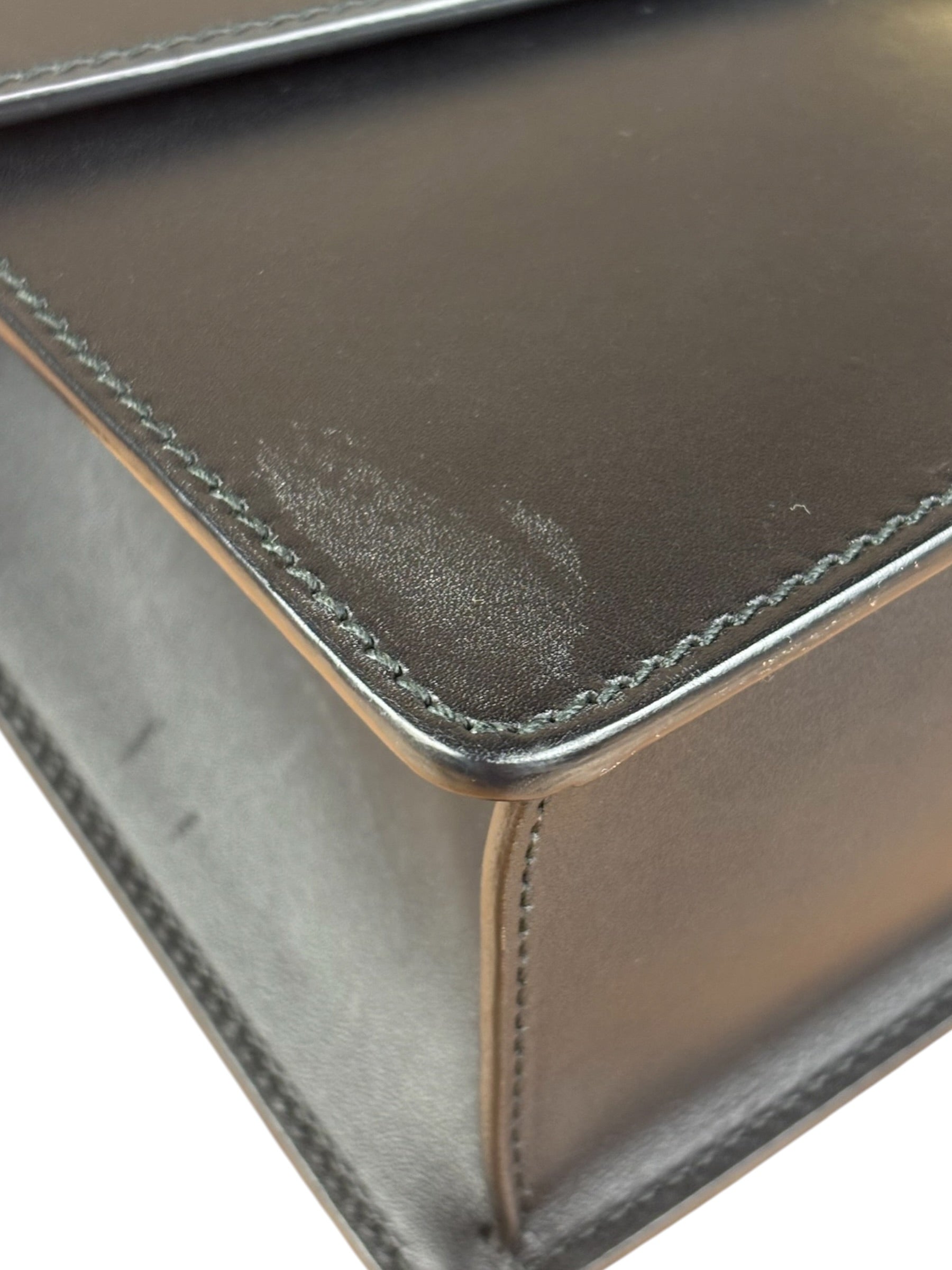 Gucci Black Leather Sylvie Small Hand/Shoulder Bag