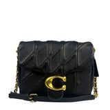 Coach Black Nappa Leather Tabby Shoulder Bag