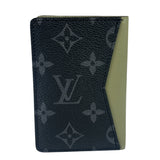 Louis Vuitton Black/Olive Monogram Bi-Fold Card Holder
