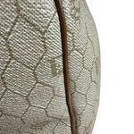 Christian Dior Vintage Beige Honeycomb Boston Bag