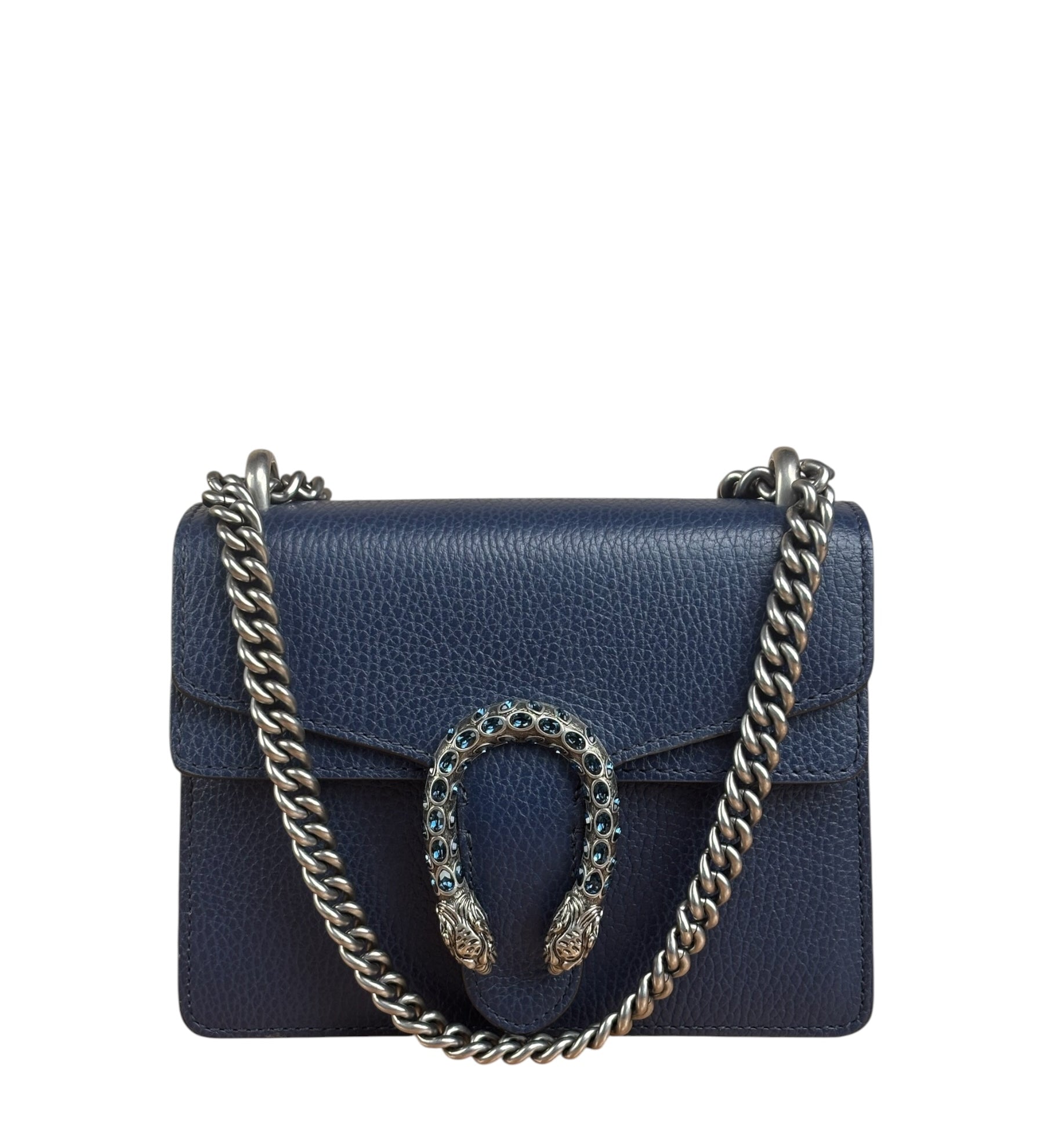 Gucci Navy Blue Dionysus Shoulder Bag