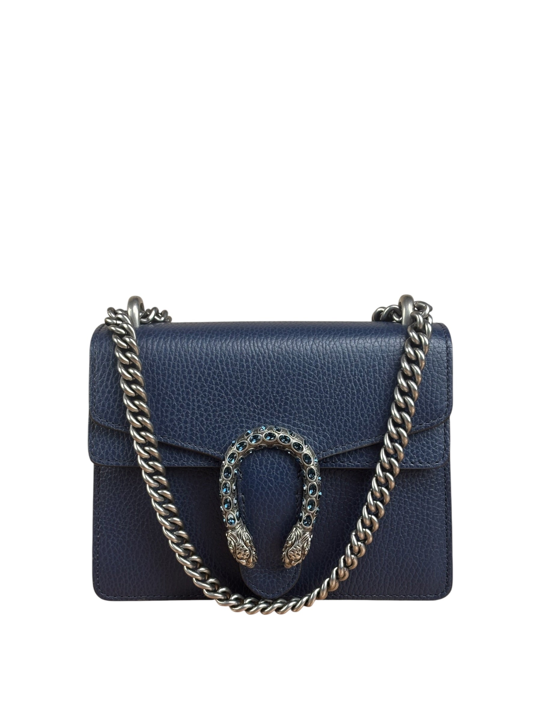 Gucci Navy Blue Dionysus Shoulder Bag