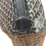 Goyard Brown/Black Leather Boheme Hobo Bag